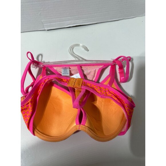 RENÉ Rofe Lingerie Star Padded Bra & G-String Thong Panty Set 34A/S NWT - Picture 3 of 4